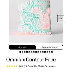 Brand new omnilux contour LED face mask